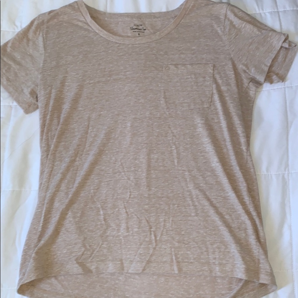 J. Crew Shimmer Tee